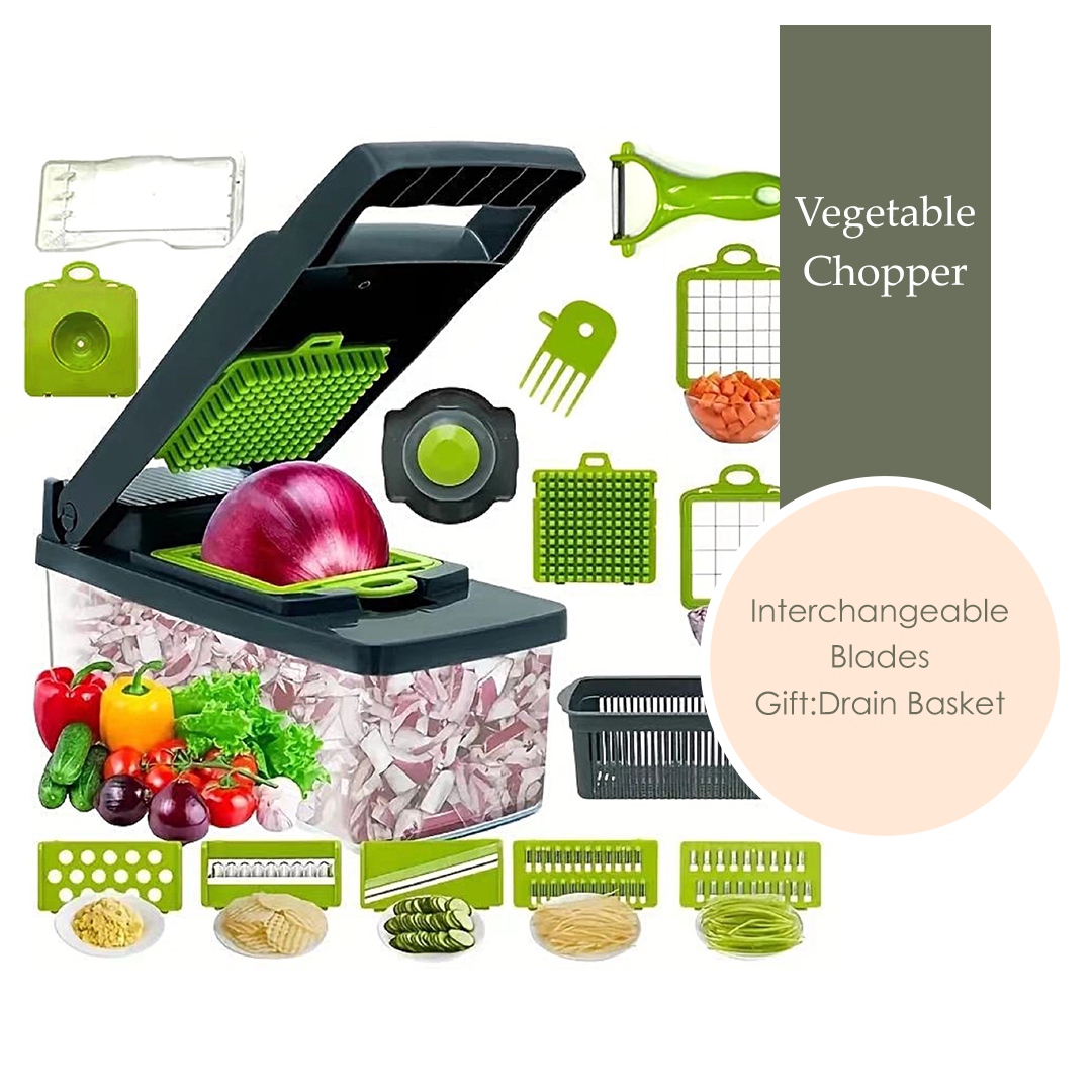 MOJOMORE Kitchen Tool Multifunctional Vegetable Slicer Set Manual Slicer Shredder Wiper Planer