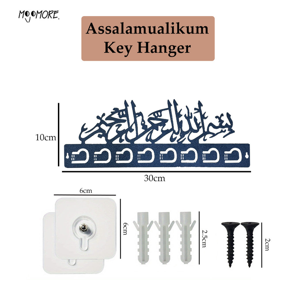 Mojomore Stainless Steel Islamic Key Hanger