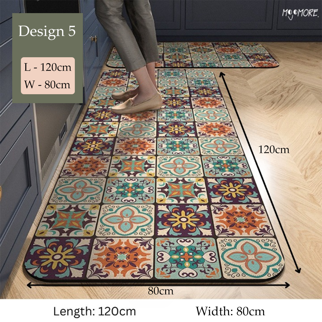 Mojomore Long Absorbent Bath Mat Alas Kaki Karpet Antislip Floor Mat Fast Dry Floor Diatom Mat Karpet