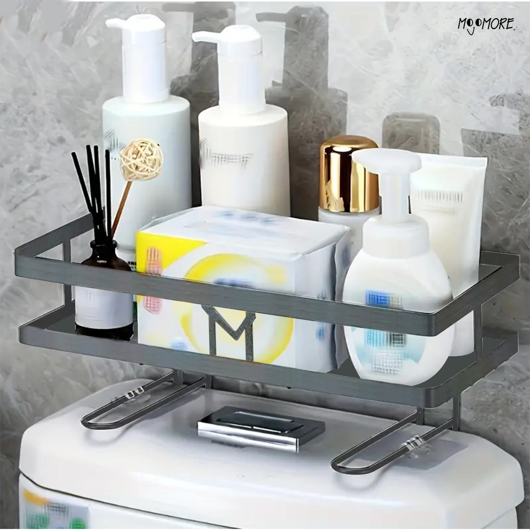Mojomore Toilet Rack Toilet Supplies Storage Bathroom Shelf Organizer Toilet Storage Shampoo Shelves Rak Bilik TandaS