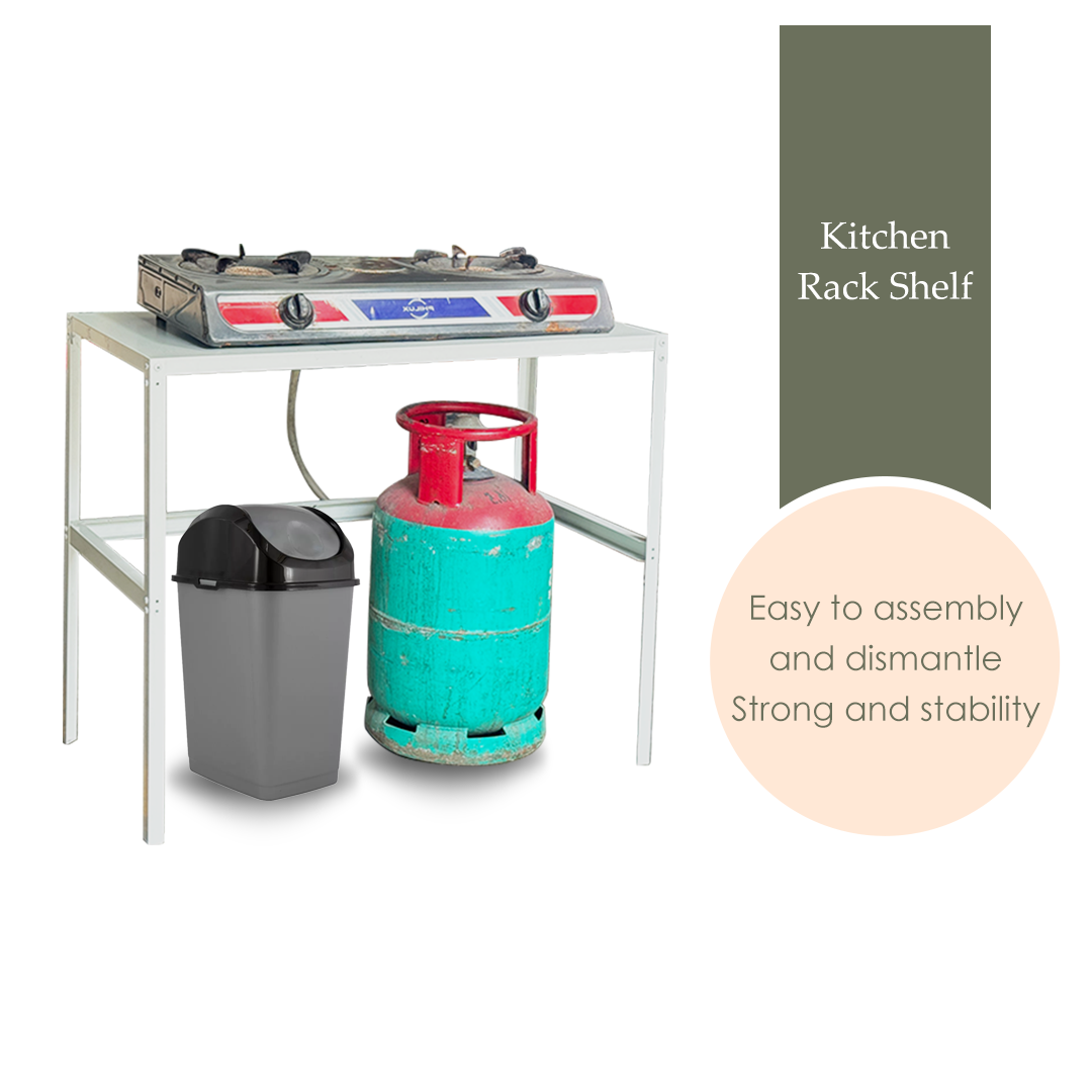 Mojomore Rak Dapur Gas Serbaguna Kitchen Rack Shelf Rak Air Coway Oven Dapur Masak Meja Coway