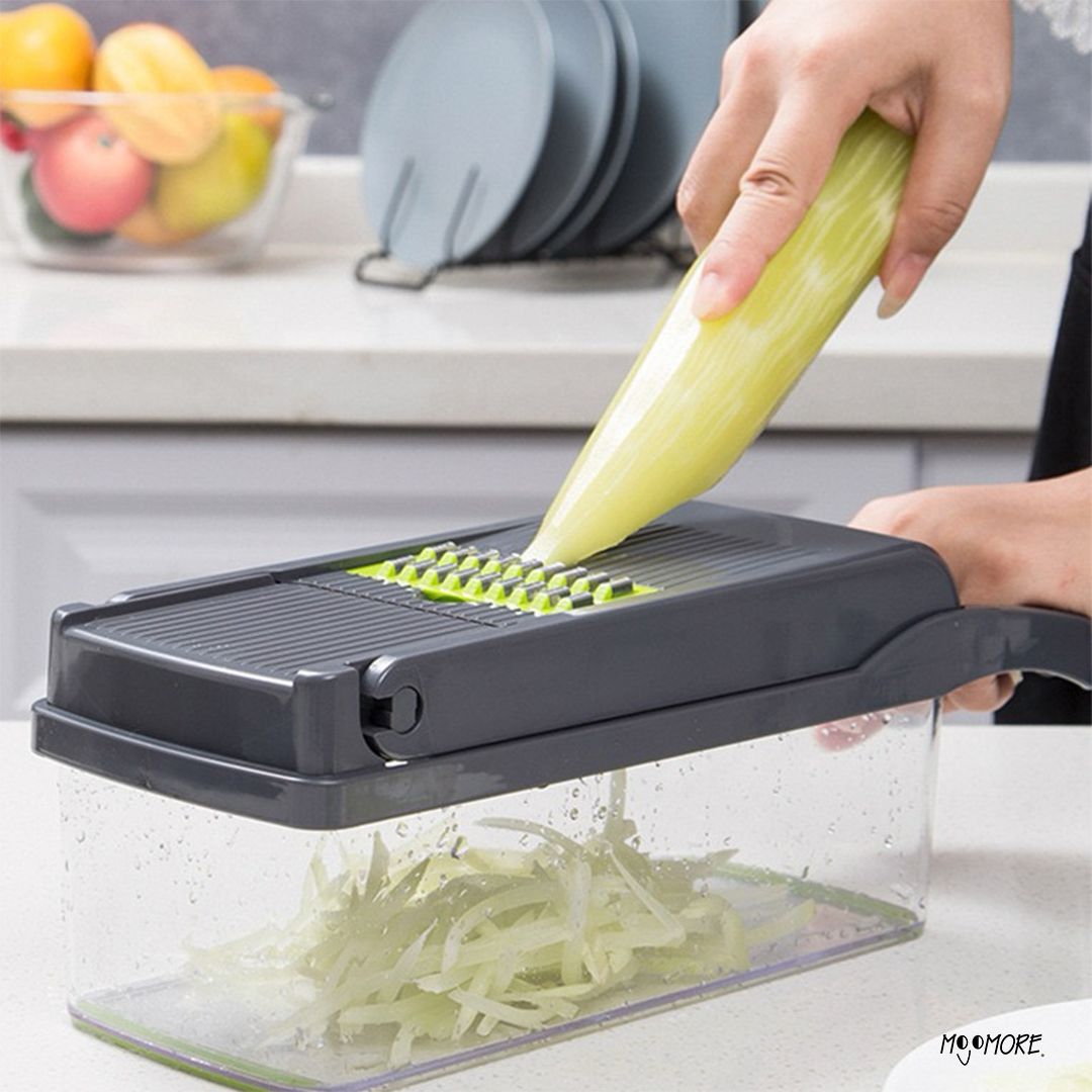 MOJOMORE Kitchen Tool Multifunctional Vegetable Slicer Set Manual Slicer Shredder Wiper Planer