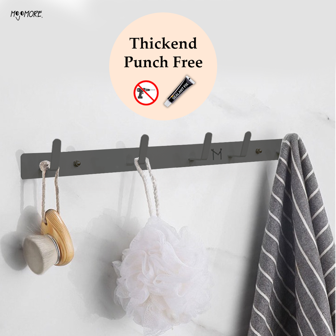 Mojomore Drill-Free Wall Hook Door Hanger Wall Hook Door Hook Clothes Hangers Clothes Hook No Drill