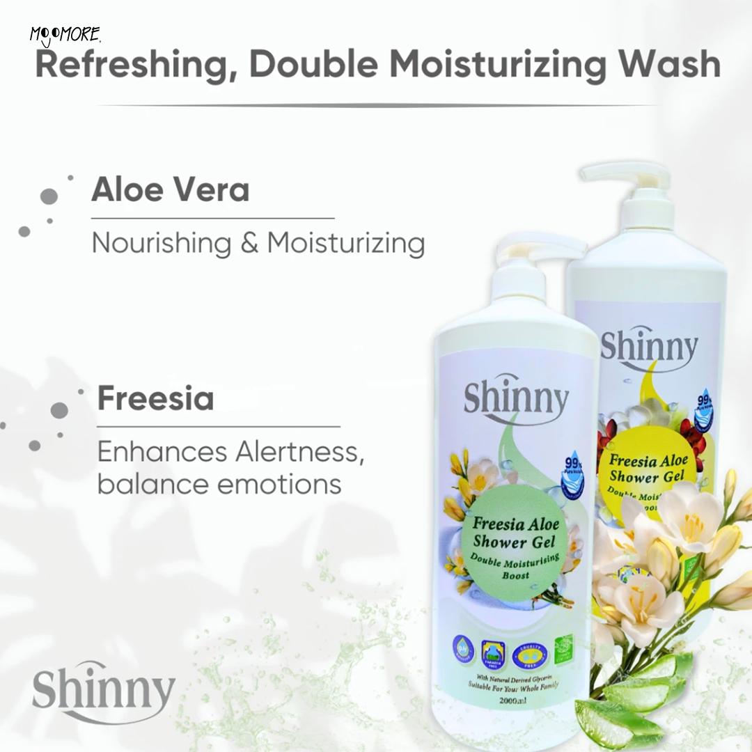 Shinny Shower Gel 2L Shower Gel Shampoo Mandi Wangi Body Wash
