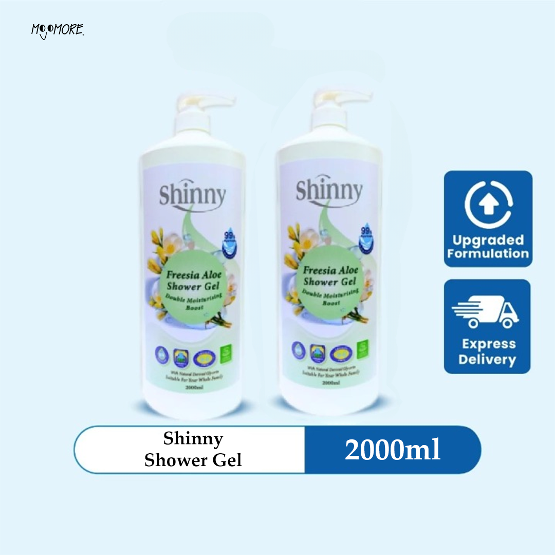 Shinny Shower Gel 2L Shower Gel Shampoo Mandi Wangi Body Wash