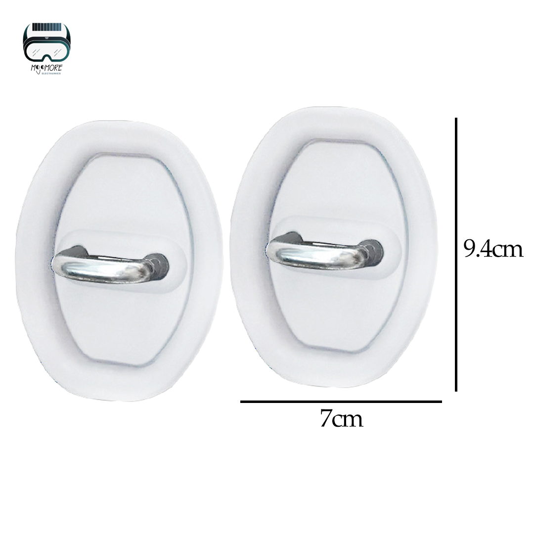 Mojomore Car Door Lock Protective Cover Door Protective Pad Door Shock Absorption Silicone Protective Pad Door Cushion