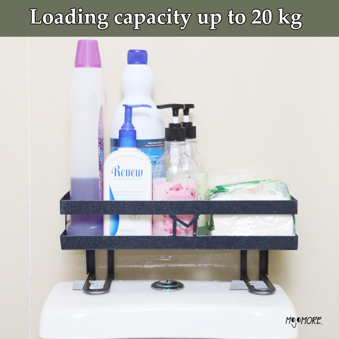Mojomore Toilet Rack Toilet Supplies Storage Bathroom Shelf Organizer Toilet Storage Shampoo Shelves Rak Bilik TandaS
