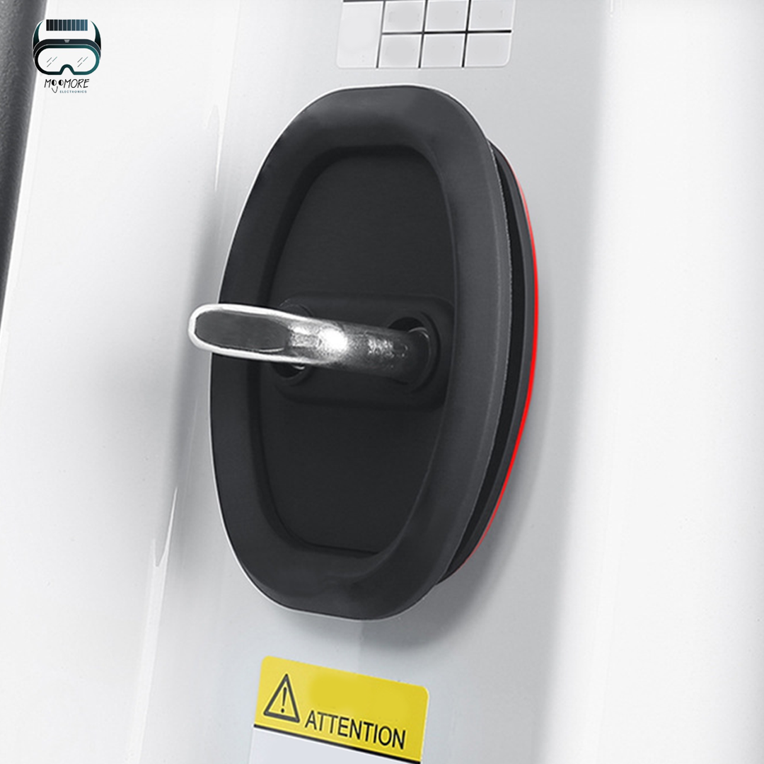Mojomore Car Door Lock Protective Cover Door Protective Pad Door Shock Absorption Silicone Protective Pad Door Cushion