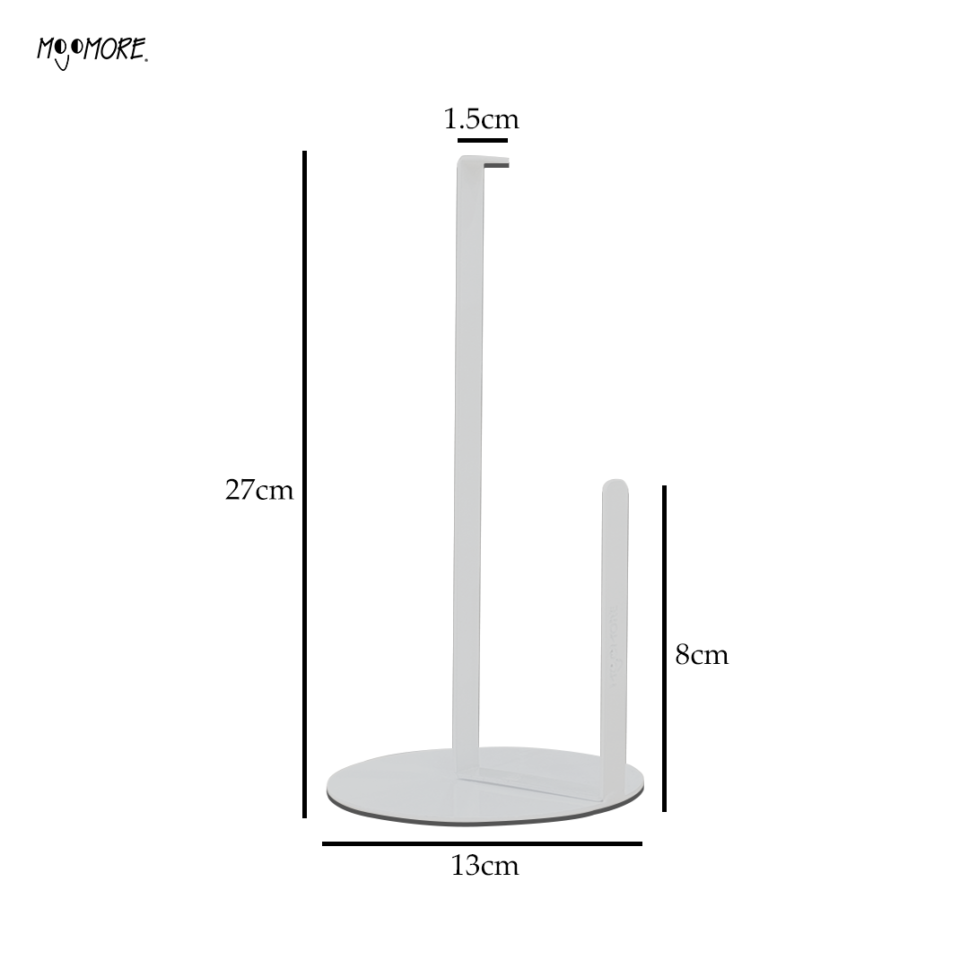 Mojomore Paper Towel Holder Stainless Steel Countertop Roll Kitchen Paper Towel Standing One-Hand Operation Organize