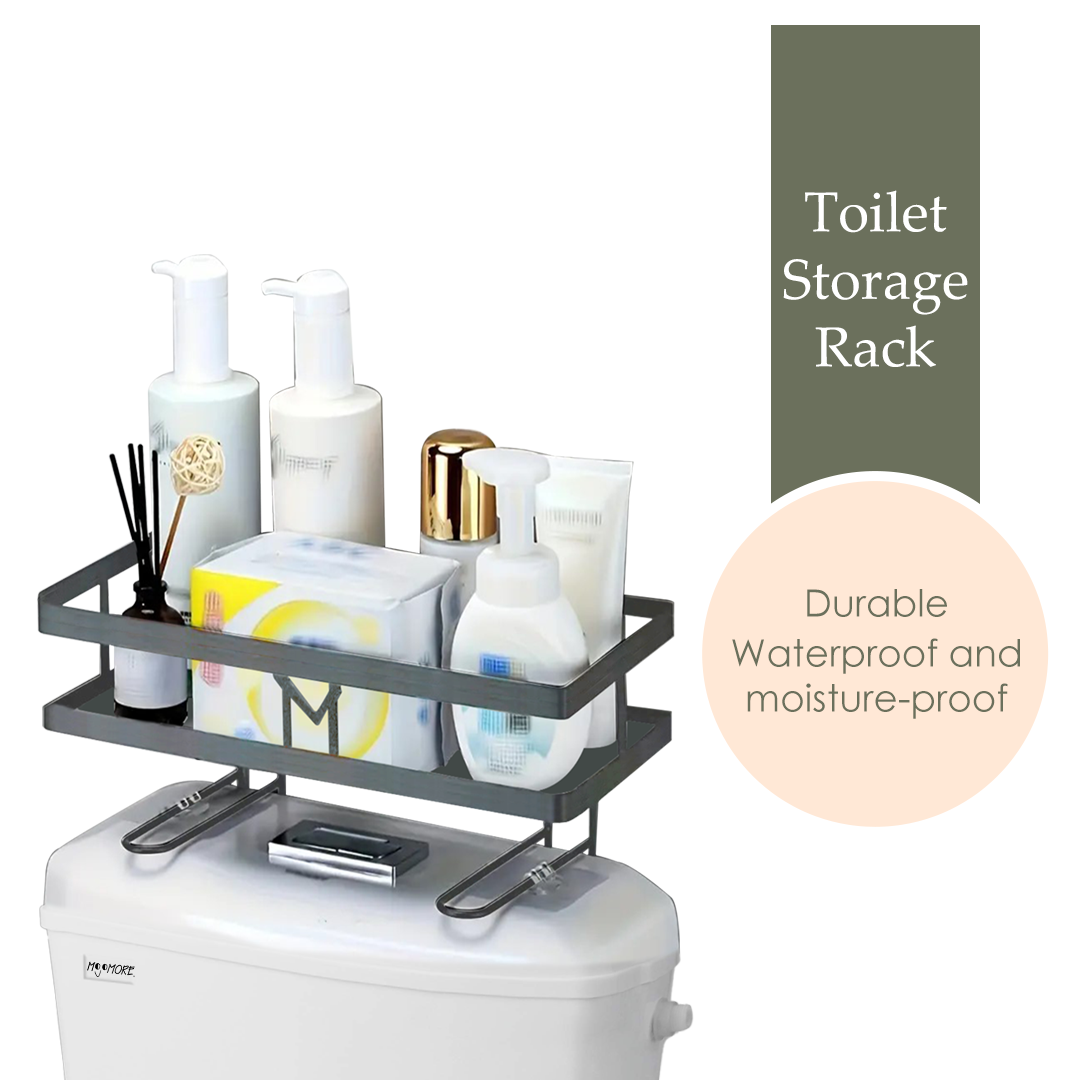 Mojomore Toilet Rack Toilet Supplies Storage Bathroom Shelf Organizer Toilet Storage Shampoo Shelves Rak Bilik TandaS