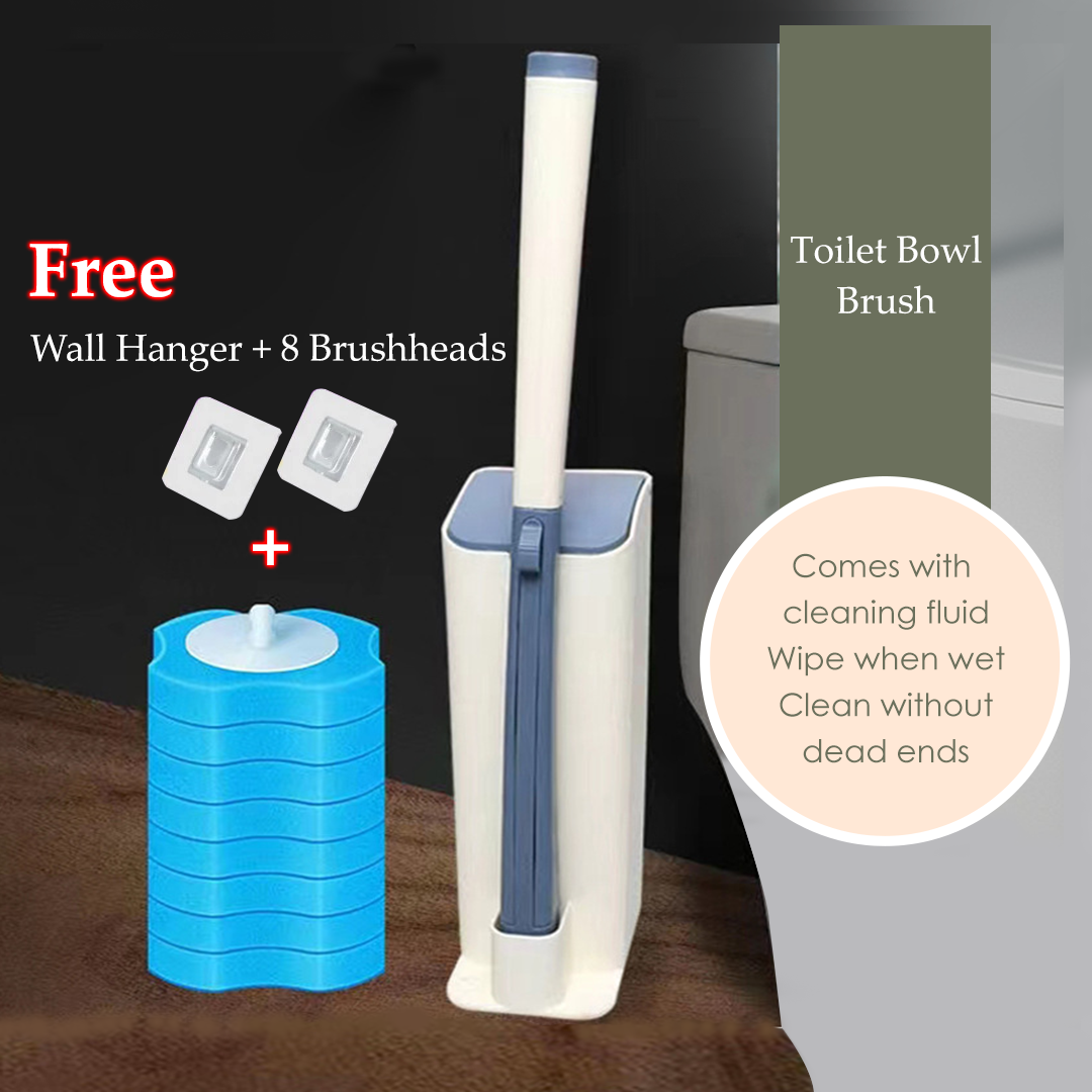 Mojomore Disposable Silicone Toilet Cleaner Bowl Brush Pembersih Tandas Silikon Berus