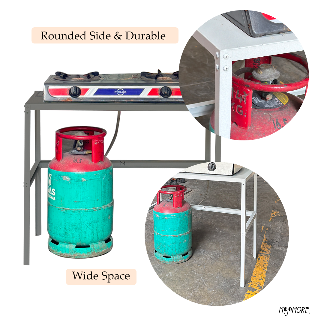 Mojomore Rak Dapur Gas Serbaguna Kitchen Rack Shelf Rak Air Coway Oven Dapur Masak Meja Coway
