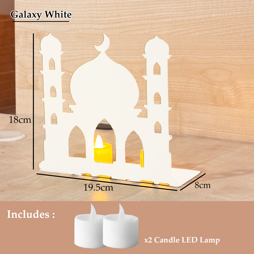 Mojomore Selamat Hari Raya Aidilfitri EID Muslim Metal Pendant Mubarak Ramadan Decoration | Lampu Raya Deco Viral