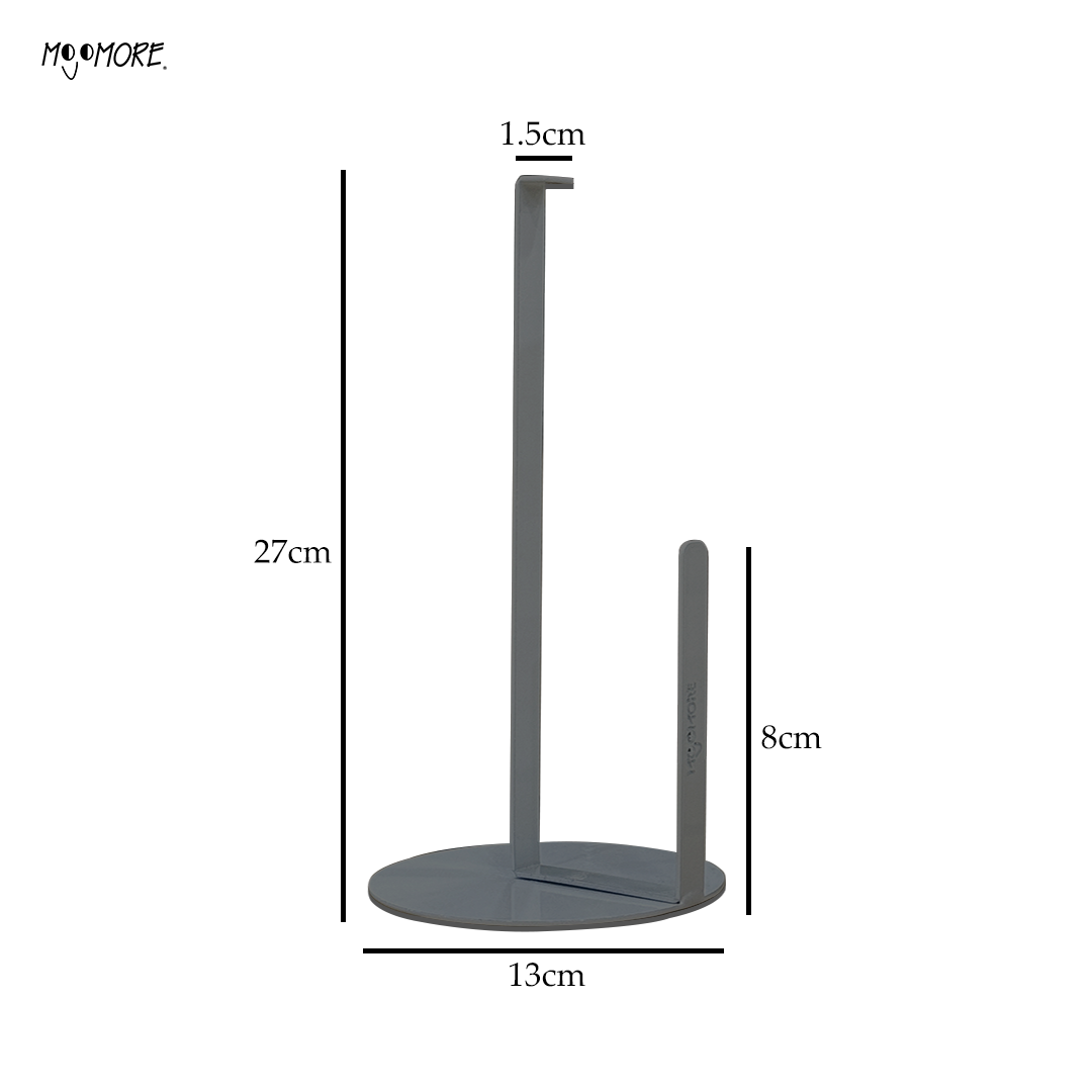 Mojomore Paper Towel Holder Stainless Steel Countertop Roll Kitchen Paper Towel Standing One-Hand Operation Organize