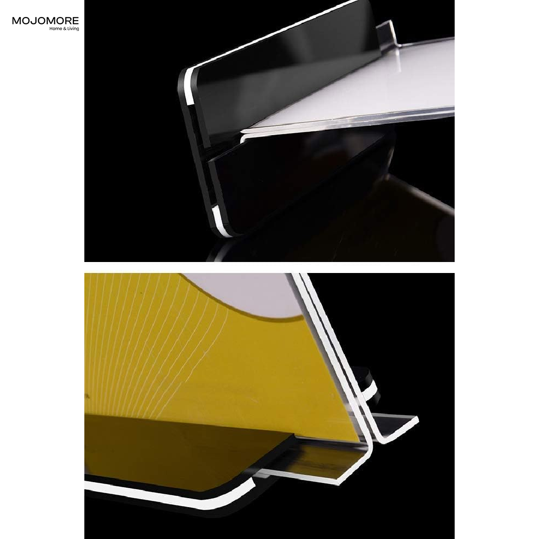 2025 Acrylic Menu Stand Restaurant Promotion Poster Display T-shape Table Menu Holder A6 A5 A4 QR Code Display Holder