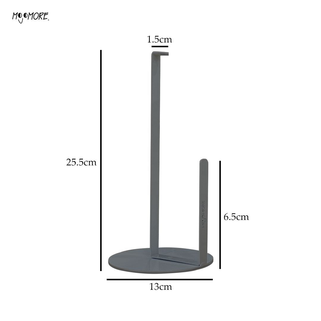 Mojomore Paper Towel Holder Stainless Steel Countertop Roll Kitchen Paper Towel Standing One-Hand Operation Organize