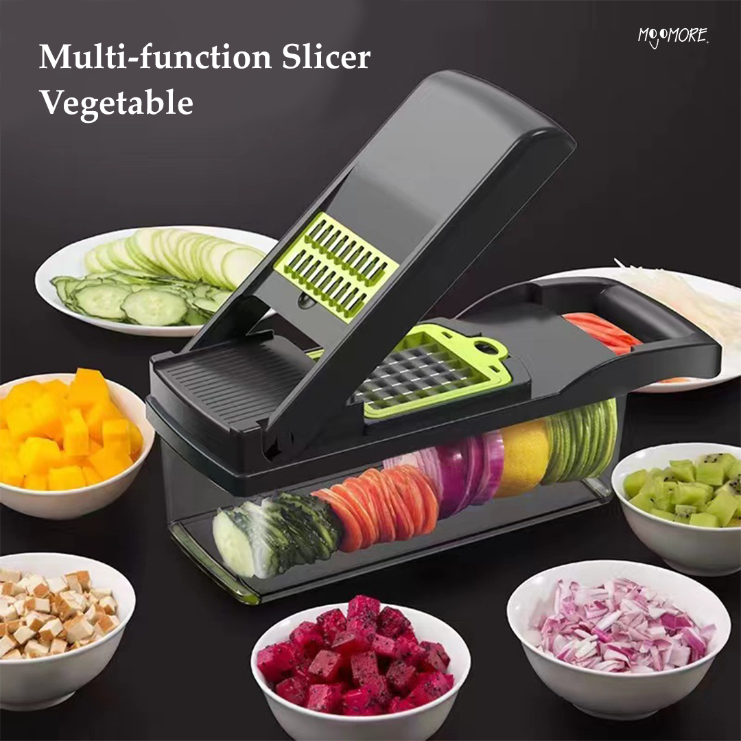 MOJOMORE Kitchen Tool Multifunctional Vegetable Slicer Set Manual Slicer Shredder Wiper Planer