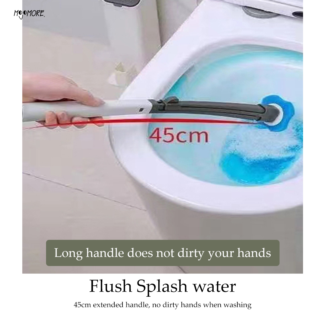 Mojomore Disposable Silicone Toilet Cleaner Bowl Brush Pembersih Tandas Silikon Berus