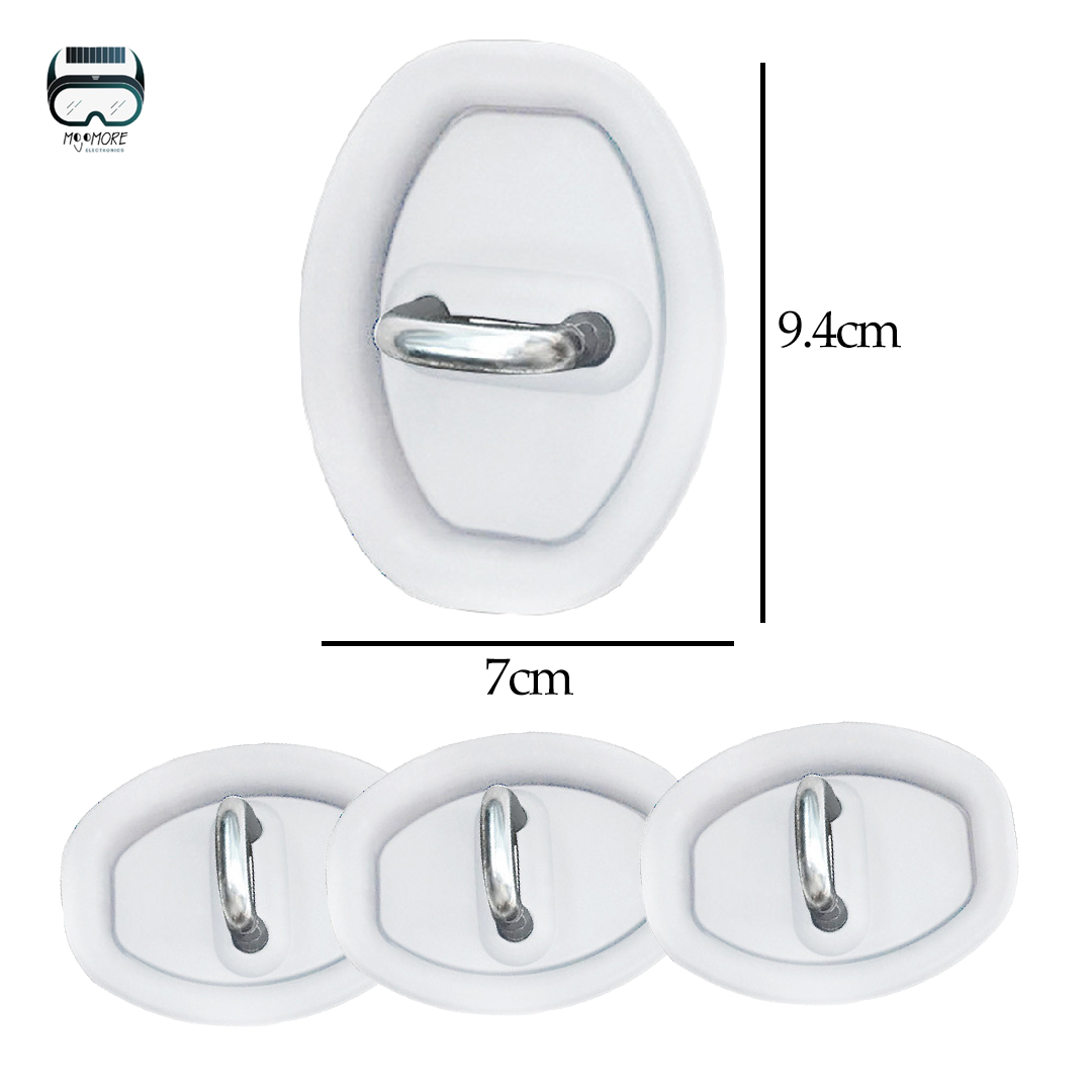 Mojomore Car Door Lock Protective Cover Door Protective Pad Door Shock Absorption Silicone Protective Pad Door Cushion