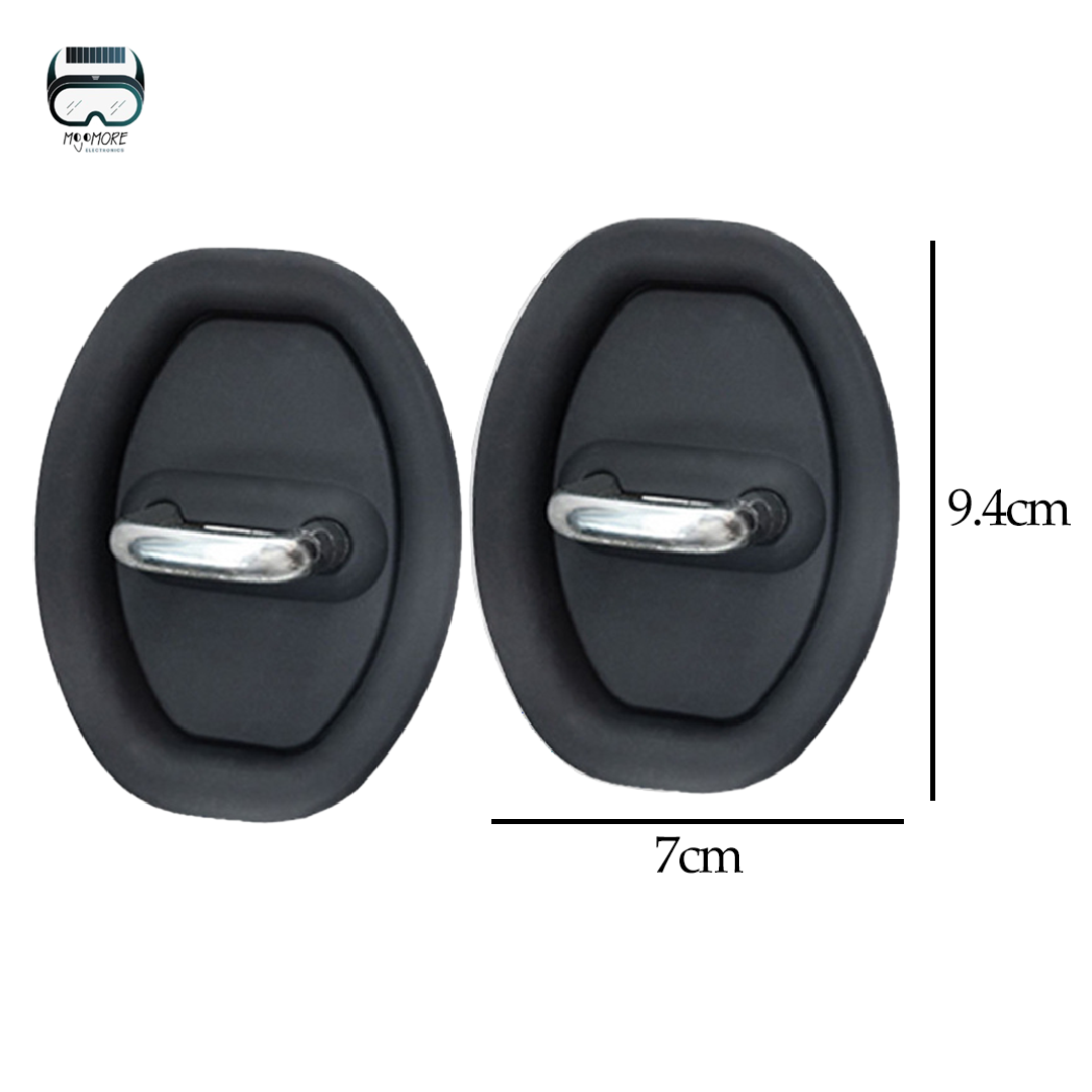 Mojomore Car Door Lock Protective Cover Door Protective Pad Door Shock Absorption Silicone Protective Pad Door Cushion