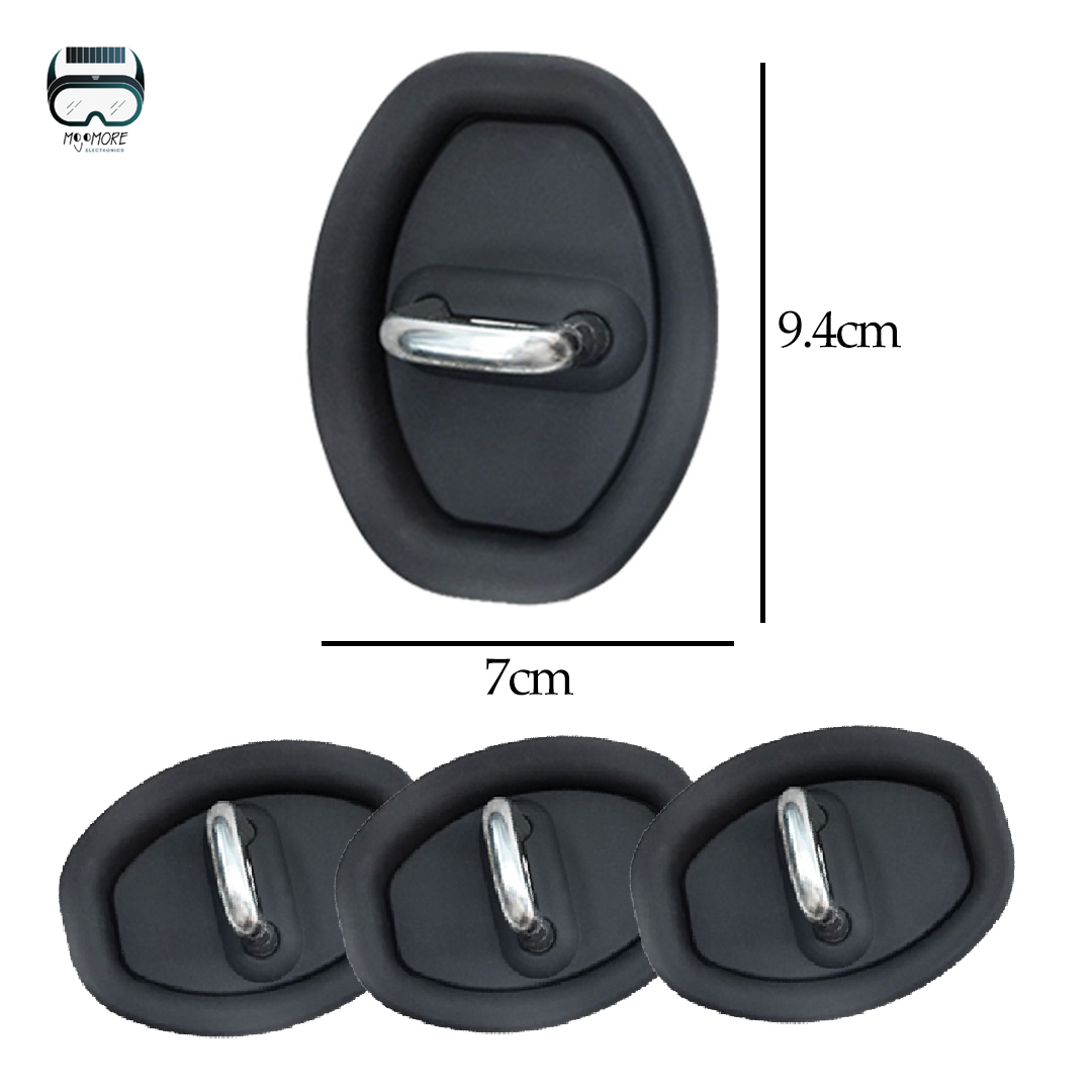 Mojomore Car Door Lock Protective Cover Door Protective Pad Door Shock Absorption Silicone Protective Pad Door Cushion