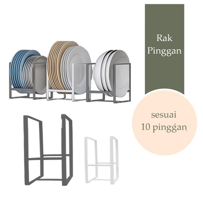 MOJOMORE Rak Pinggan Mangkuk Kitchen Dish Rack