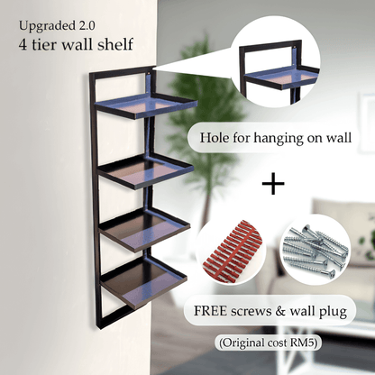 4 Tier Floating Shelf - Mojomore