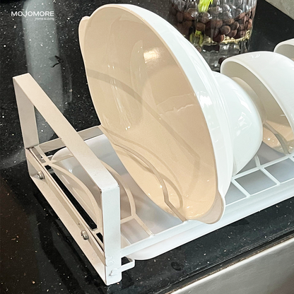 MOJOMORE Bowl Stand, Kitchen Drain Rack, Dish Rack, Storage Shelf, Dishes, Dish Storage