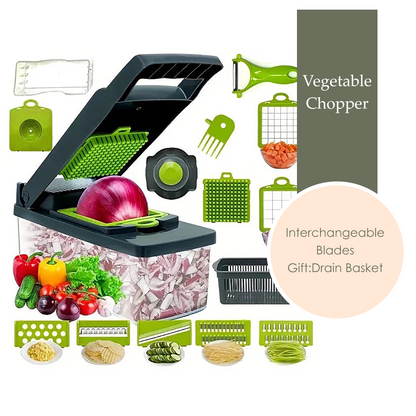 MOJOMORE Kitchen Tool Multifunctional Vegetable Slicer Set Manual Slicer Shredder Wiper Planer