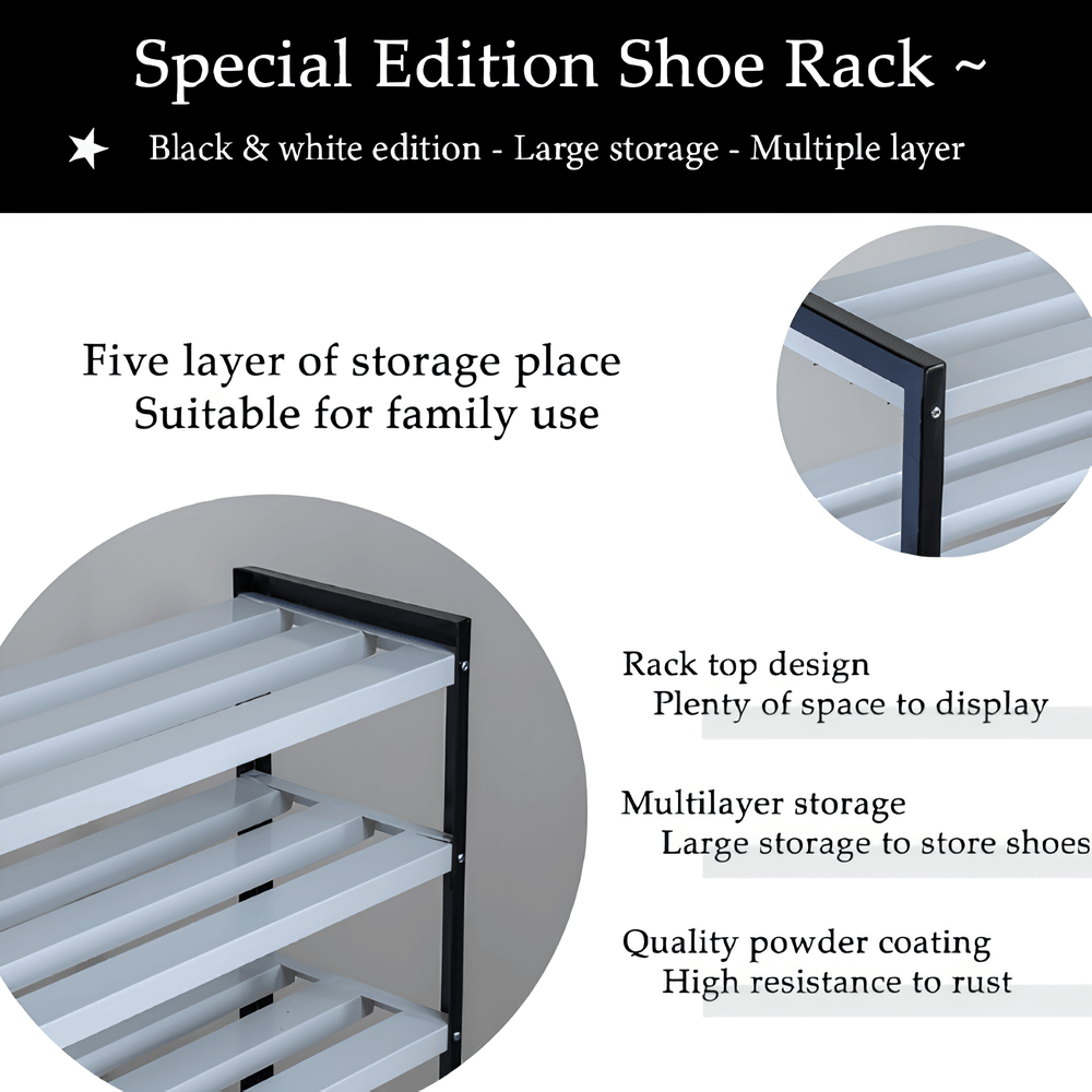 5 Layer Shoe Rack - Mojomore