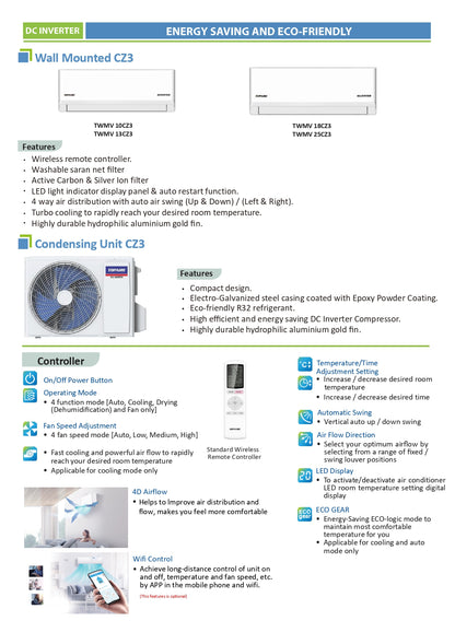 Topaire CZ3 SmartAir+ Series