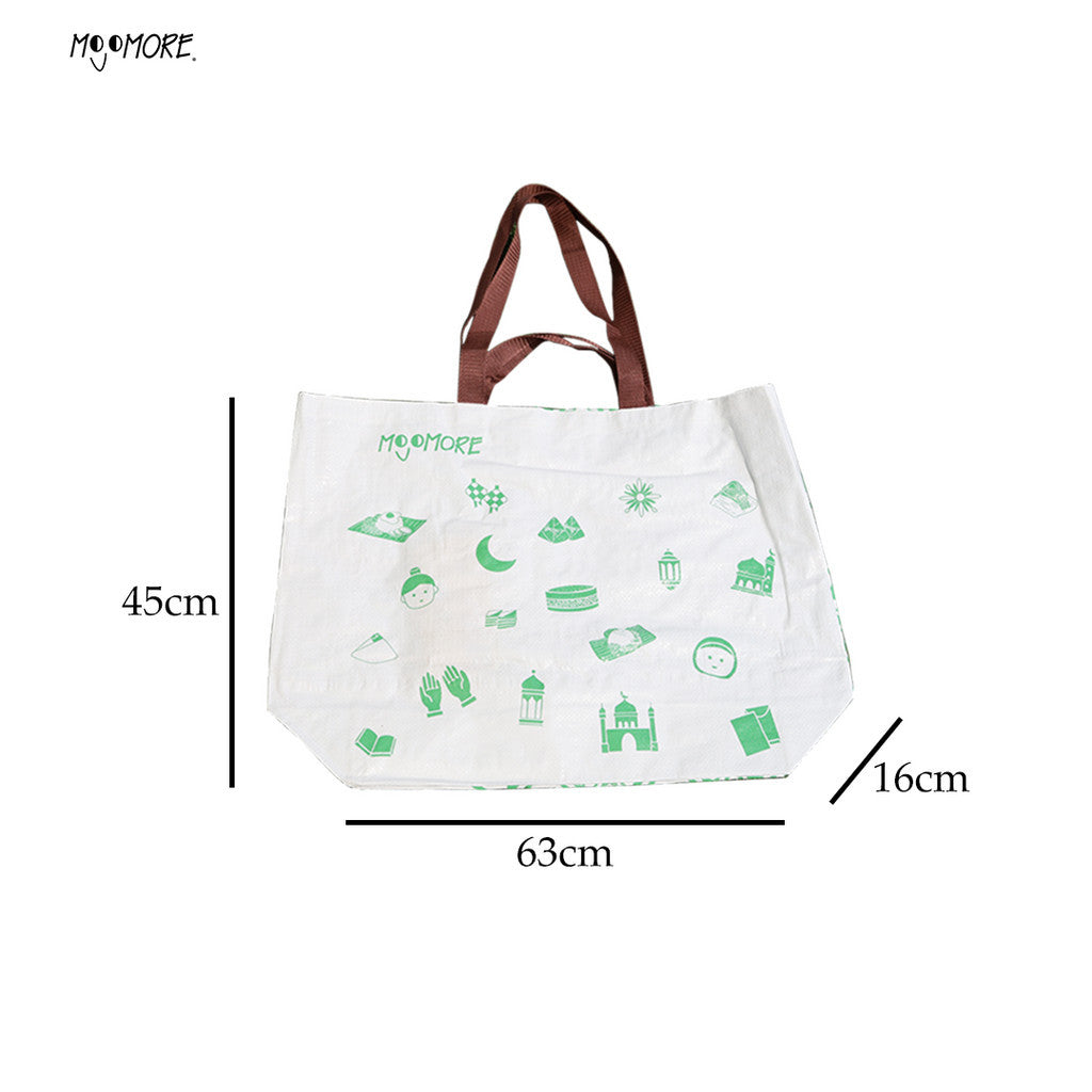 Mojomore Carrier Bag Trunk For Trolley Laundy Carrier Recycle Reuseable Beg Shopping Beg