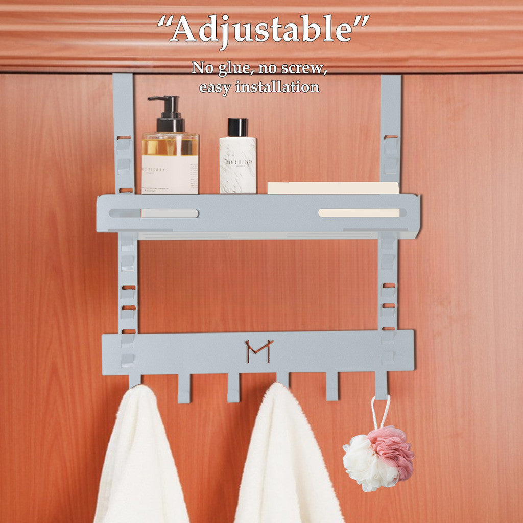 Mojomore Premium Aluminum Over The Door Hook Clothes Hanger Wall Hook Door Hanger