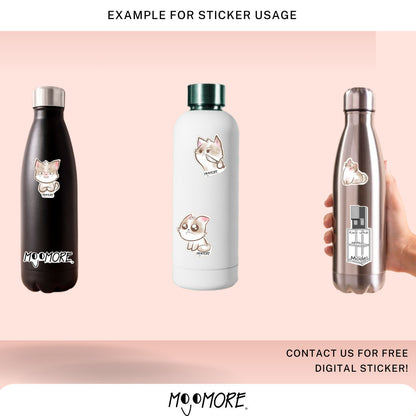 Mojomore x Draweltz Home and Living Cute Cat Kids Friendly Stickers