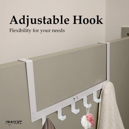 Mojomore Premium Aluminum Over The Door Hook Clothes Hanger Wall Hook Door Hanger