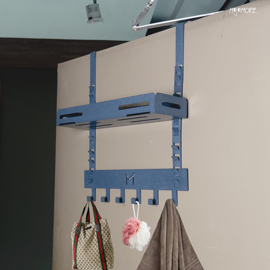 Mojomore Premium Aluminum Over The Door Hook Clothes Hanger Wall Hook Door Hanger