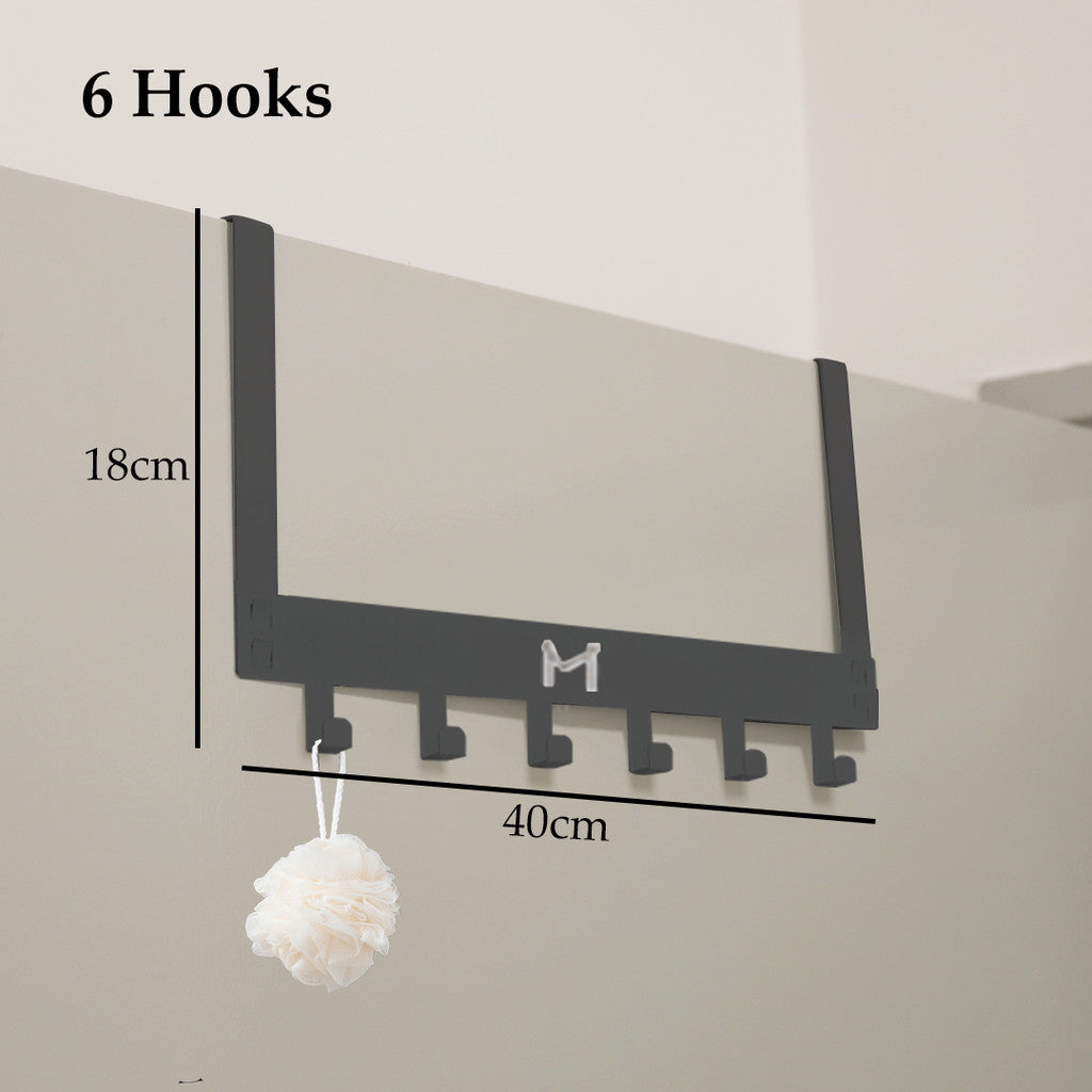Mojomore Premium Aluminum Over The Door Hook Clothes Hanger Wall Hook Door Hanger