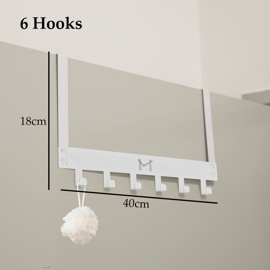 Mojomore Premium Aluminum Over The Door Hook Clothes Hanger Wall Hook Door Hanger