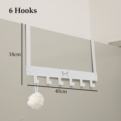 Mojomore Premium Aluminum Over The Door Hook Clothes Hanger Wall Hook Door Hanger