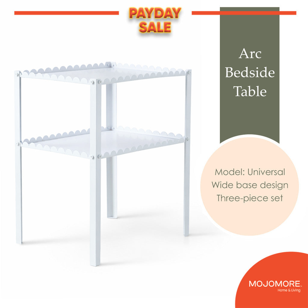 MOJOMORE Coffee Table Living Room Sofa Side Small Table Corner Bedside Metal Meja Kecil Kopi Ruang