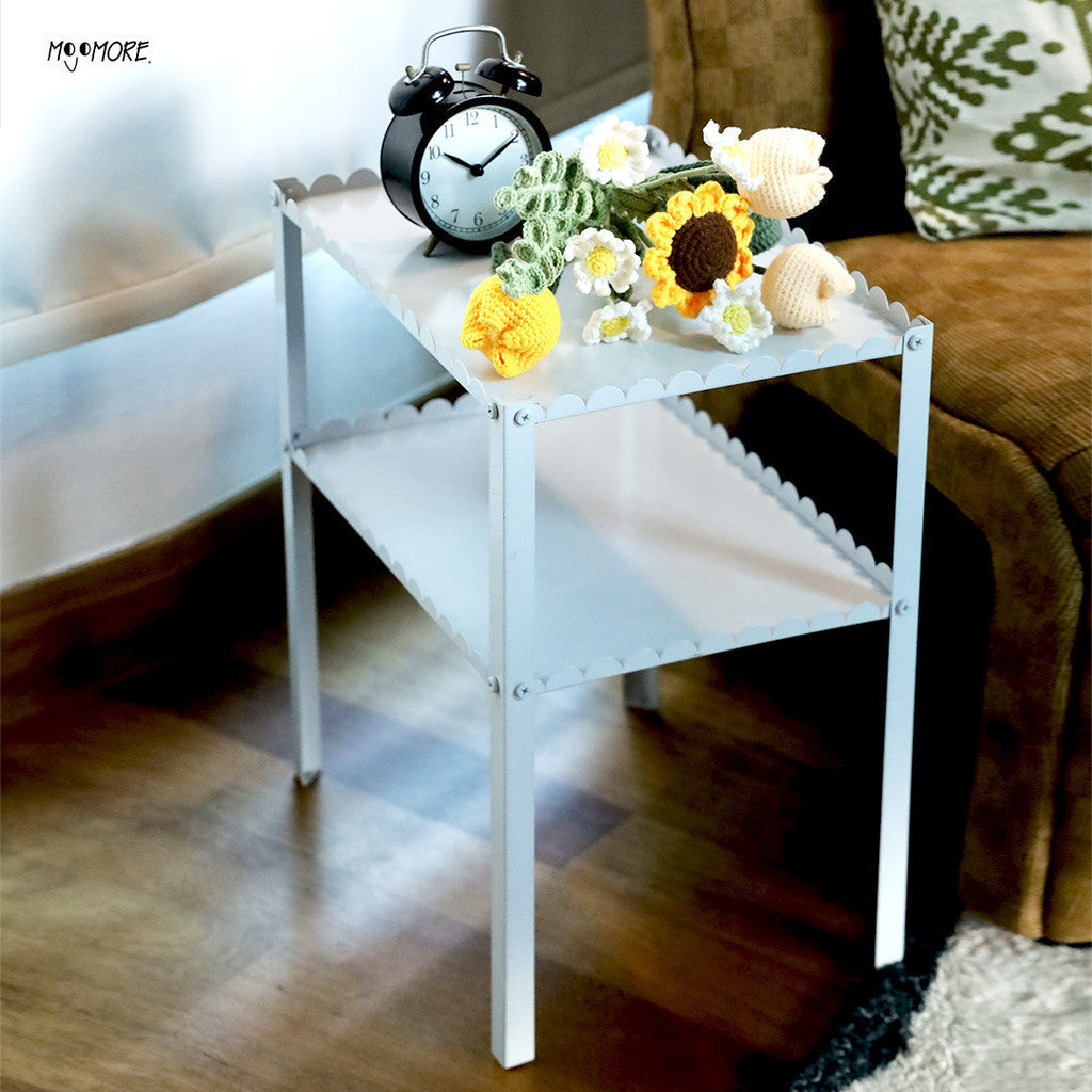 MOJOMORE Coffee Table Living Room Sofa Side Small Table Corner Bedside Metal Meja Kecil Kopi Ruang