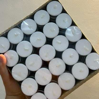 LILIN TEALIGHT (TANPA WANGIAN – LILIN SAWIT ORGANIK) - 100PCS