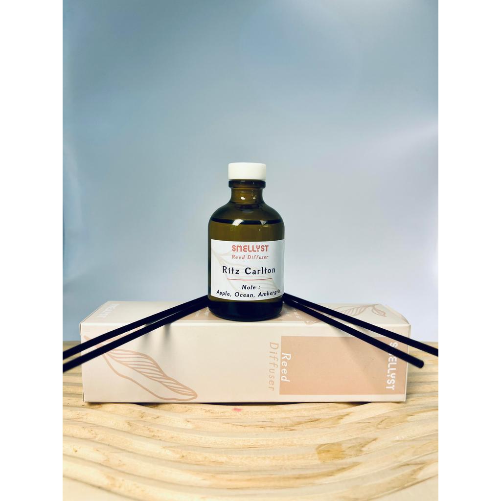 Smellyst Reed Diffuser - Pewangi Ruangan Berkualiti Tinggi untuk Bilik Tamu & Pejabat - Aroma Segar 2-4 Jam