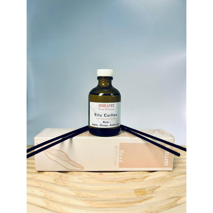 Smellyst Reed Diffuser - Pewangi Ruangan Berkualiti Tinggi untuk Bilik Tamu & Pejabat - Aroma Segar 2-4 Jam