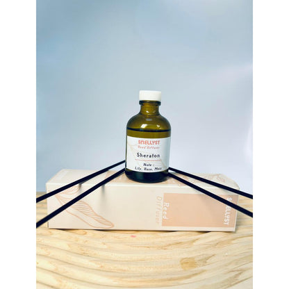 Smellyst Reed Diffuser - Pewangi Ruangan Berkualiti Tinggi untuk Bilik Tamu & Pejabat - Aroma Segar 2-4 Jam