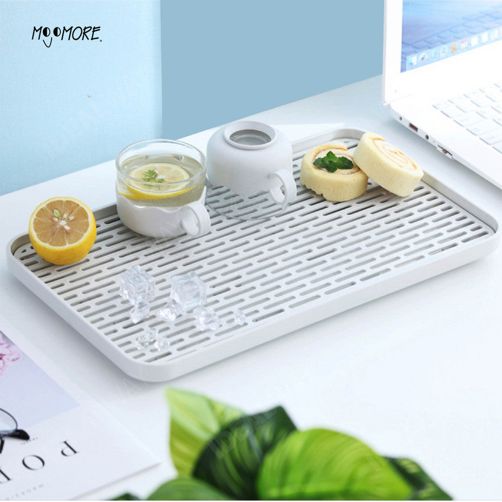 Mojomore Mug Holder Rak Dapur Cup Holder Storage Cup Rack Double-Layer Tea Tray Coffee Glass Drainer
