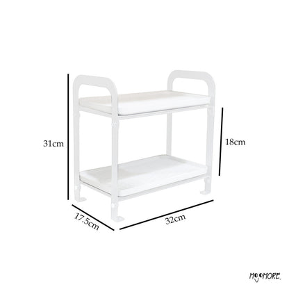 Mojomore Mug Holder Rak Dapur Cup Holder Storage Cup Rack Double-Layer Tea Tray Coffee Glass Drainer