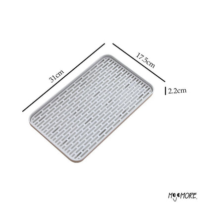 Mojomore Mug Holder Rak Dapur Cup Holder Storage Cup Rack Double-Layer Tea Tray Coffee Glass Drainer