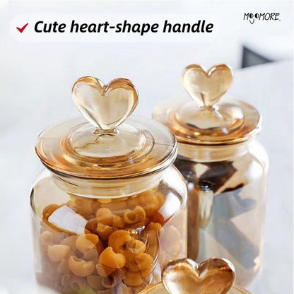 Mojomore Airtight Glass Jar Cookie Food Storage Container Spice Bottles Balang Kaca Kuih Raya