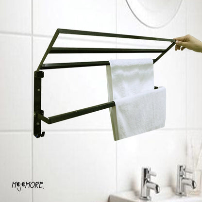 Mojomore Premium SS Towel Bar Wall Mounted Rack Bathroom Holder Hanger